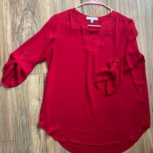 Red blouse Womens